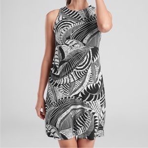 Athleta Sol Tropical Printed Santorini Swing Dress